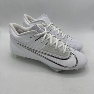Nike Vapor Edge Elite 360 2 Football Cleats Mens 10.5 White DA5457-100